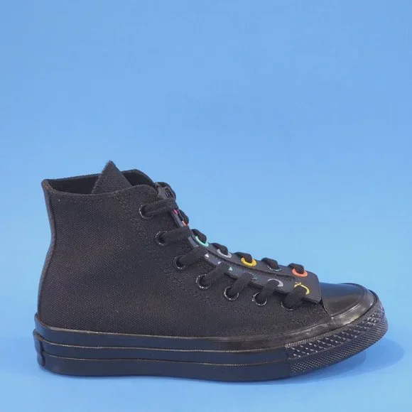 Converse Chuck 70 Hi Zip 'Surface Fusion Black' Women's Sneakers 571430C NWT - Picture 2 of 6
